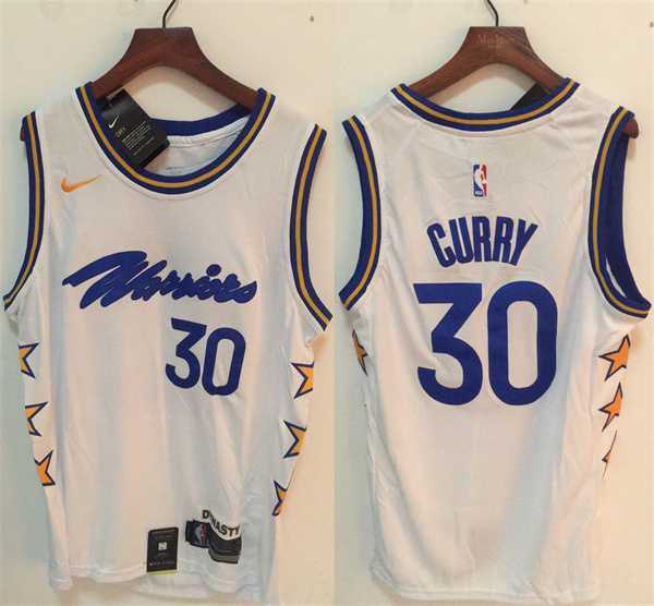 Men%27s Golden State Warriors #30 Stephen Curry White Stitched Jersey->los angeles clippers->NBA Jersey